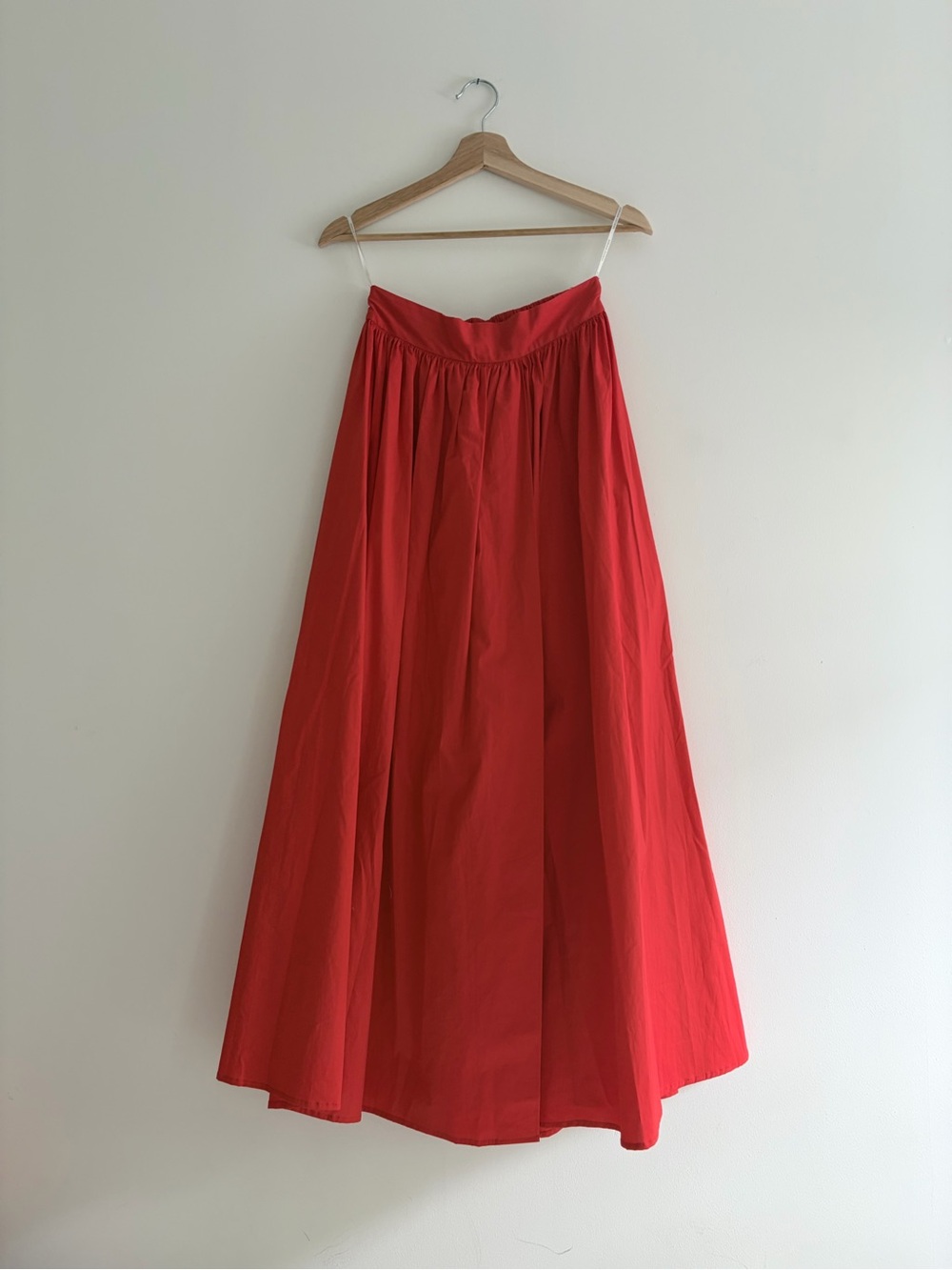 Adriana Degreas // Red Maxi Skirt